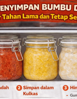 Cara Menyimpan Bumbu Dasar agar Tahan Lama dan Tetap Segar