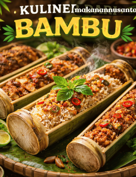 Kuliner dari Bambu: Liwetan dan Nasi Bakar yang Menggoda
