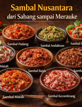 Sambal Nusantara dari Sabang sampai Merauke