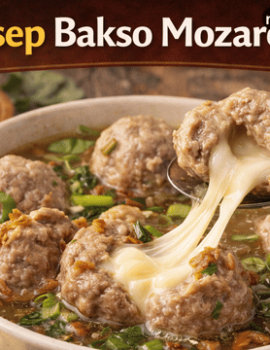 Resep Bakso Mozarella Leleh, Gurihnya Bikin Ketagihan