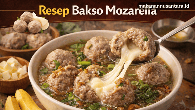 Resep Bakso Mozarella Leleh, Gurihnya Bikin Ketagihan