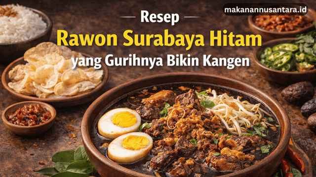resep rawon surabaya hitam