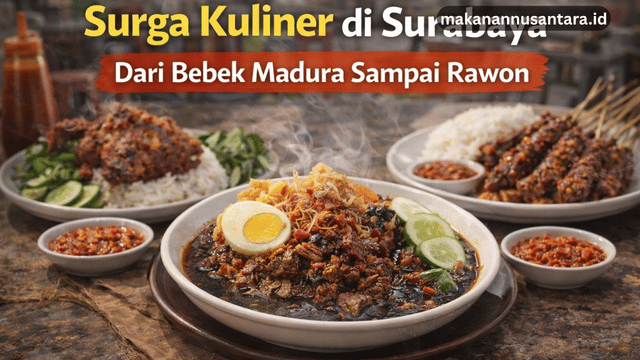 Surga Kuliner di Surabaya, Dari Bebek Madura Sampai Rawon