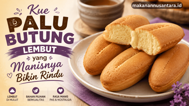 Kue Palu Butung Lembut yang Manisnya Bikin Rindu